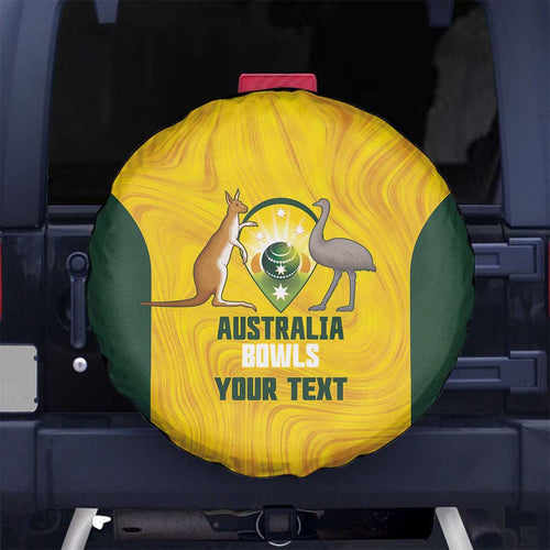 Custom Bowls Australia Spare Tire Cover Marble National Color - Aussie Hoodie