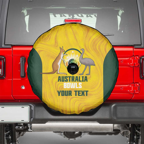 Custom Bowls Australia Spare Tire Cover Marble National Color - Aussie Hoodie