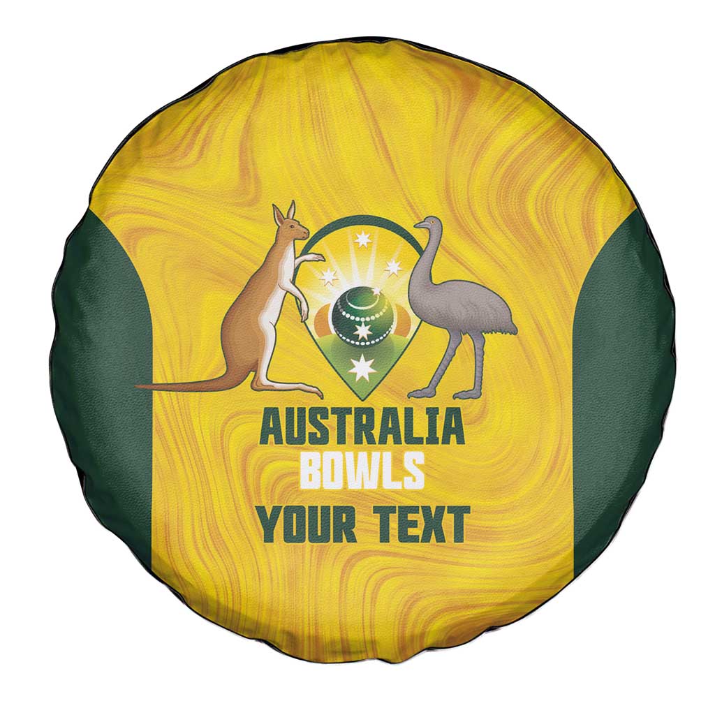 Custom Bowls Australia Spare Tire Cover Marble National Color - Aussie Hoodie