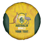 Custom Bowls Australia Spare Tire Cover Marble National Color - Aussie Hoodie
