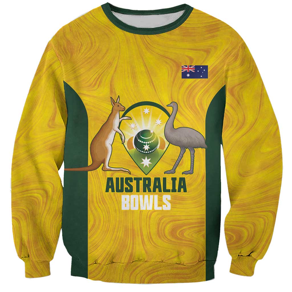 Custom Bowls Australia Sweatshirt Marble National Color - Aussie Hoodie