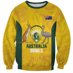 Custom Bowls Australia Sweatshirt Marble National Color - Aussie Hoodie