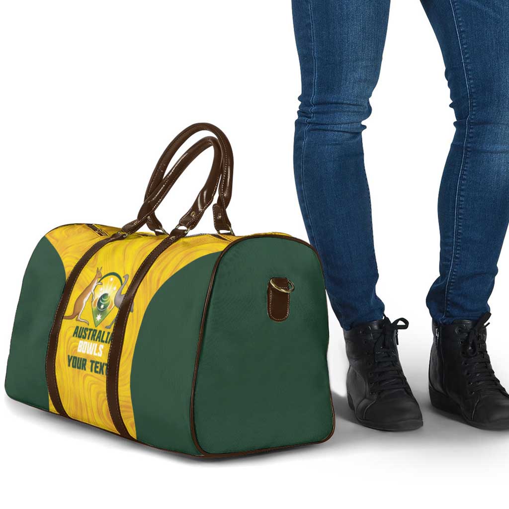 Custom Bowls Australia Travel Bag Marble National Color - Aussie Hoodie