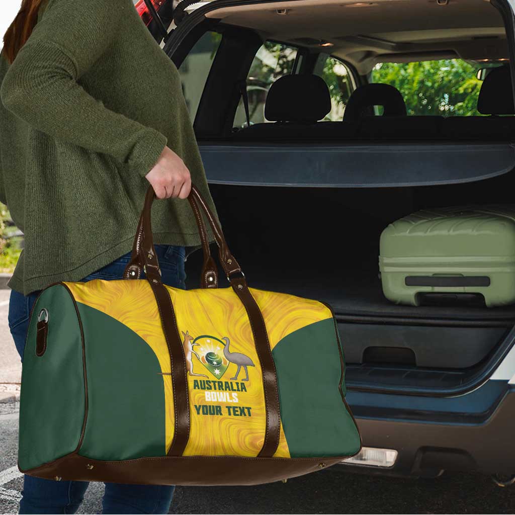 Custom Bowls Australia Travel Bag Marble National Color - Aussie Hoodie