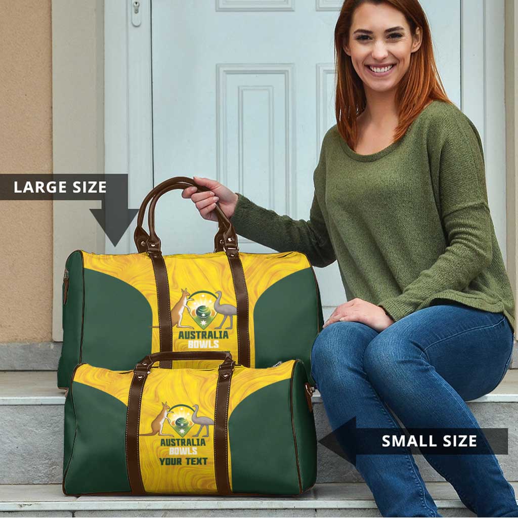 Custom Bowls Australia Travel Bag Marble National Color - Aussie Hoodie