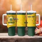 Custom Bowls Australia Tumbler With Handle Marble National Color - Aussie Hoodie