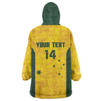 Custom Bowls Australia Wearable Blanket Hoodie Marble National Color - Aussie Hoodie