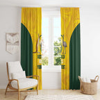 Custom Bowls Australia Window Curtain Marble National Color - Aussie Hoodie