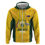 Custom Bowls Australia Zip Hoodie Marble National Color - Aussie Hoodie