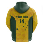 Custom Bowls Australia Zip Hoodie Marble National Color - Aussie Hoodie