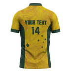 Custom Bowls Australia Zipper Polo Shirt Marble National Color - Aussie Hoodie