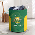 Custom Bowls Australia Laundry Basket National Color Curve Sporty - Aussie Hoodie