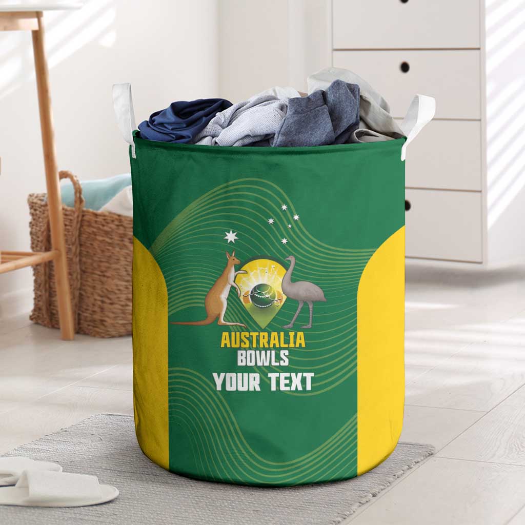 Custom Bowls Australia Laundry Basket National Color Curve Sporty - Aussie Hoodie