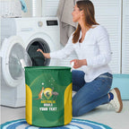 Custom Bowls Australia Laundry Basket National Color Curve Sporty - Aussie Hoodie