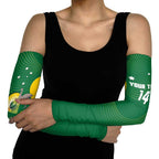 Custom Bowls Australia Arm Sleeves National Color Curve Sporty - Aussie Hoodie
