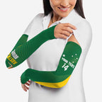 Custom Bowls Australia Arm Sleeves National Color Curve Sporty - Aussie Hoodie