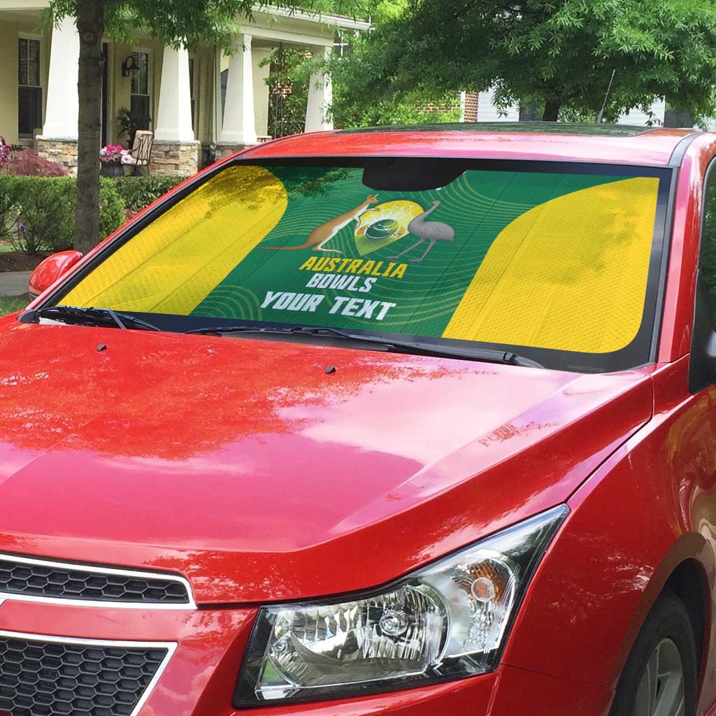Custom Bowls Australia Auto Sun Shade National Color Curve Sporty - Aussie Hoodie
