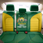 Custom Bowls Australia Back Car Seat Cover National Color Curve Sporty - Aussie Hoodie