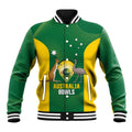 Custom Bowls Australia Baseball Jacket National Color Curve Sporty - Aussie Hoodie