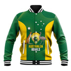 Custom Bowls Australia Baseball Jacket National Color Curve Sporty - Aussie Hoodie