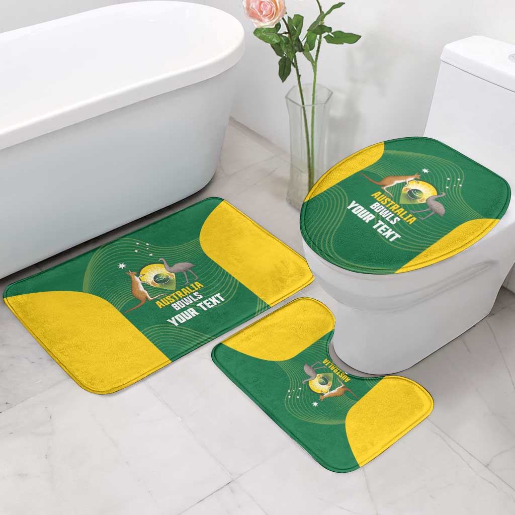 Custom Bowls Australia Bathroom Set National Color Curve Sporty - Aussie Hoodie