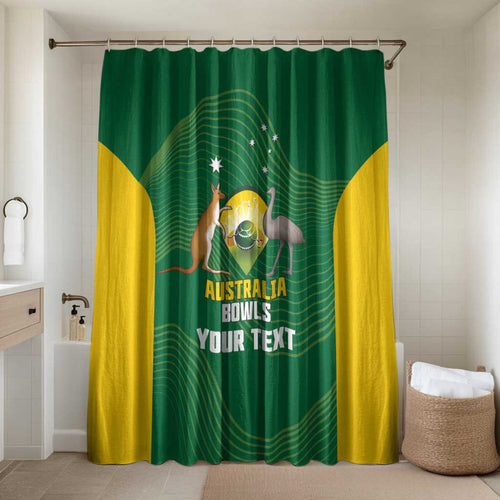 Custom Bowls Australia Bathroom Set National Color Curve Sporty - Aussie Hoodie
