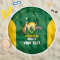 Custom Bowls Australia Beach Blanket National Color Curve Sporty - Aussie Hoodie