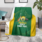 Custom Bowls Australia Blanket National Color Curve Sporty - Aussie Hoodie