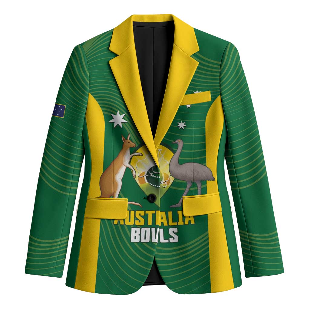 Custom Bowls Australia Blazer National Color Curve Sporty - Aussie Hoodie