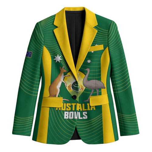 Custom Bowls Australia Blazer National Color Curve Sporty - Aussie Hoodie