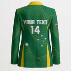 Custom Bowls Australia Blazer National Color Curve Sporty - Aussie Hoodie