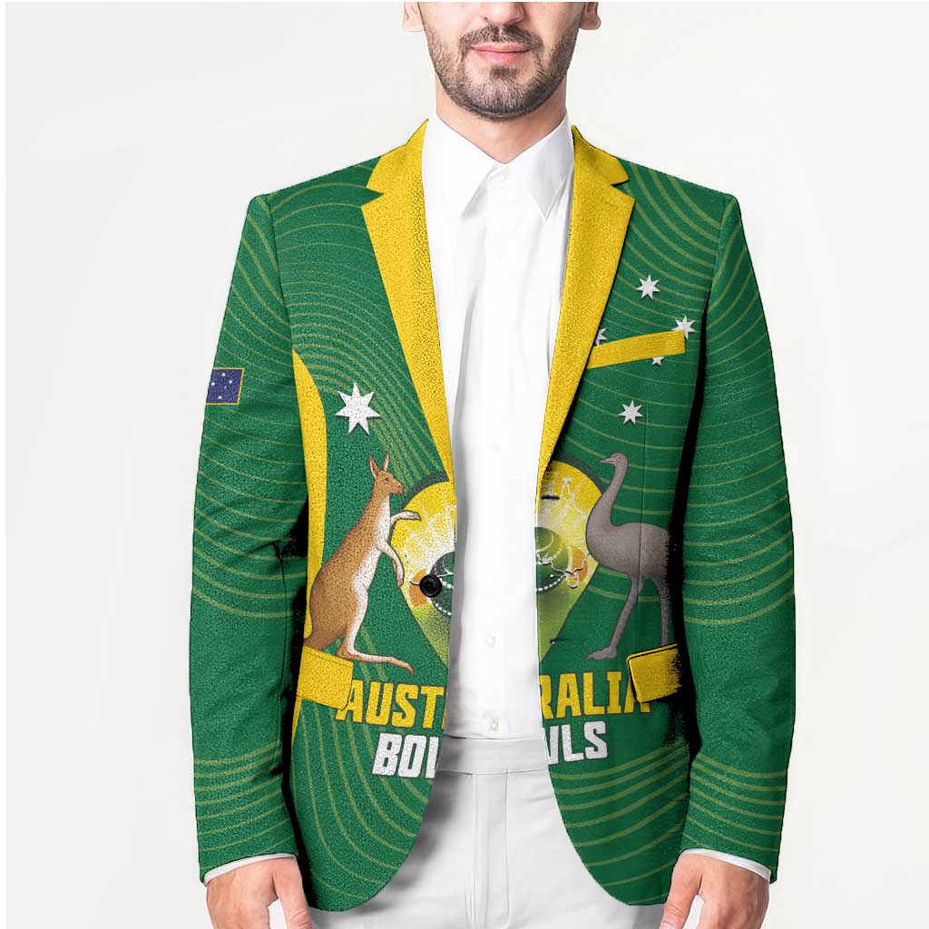 Custom Bowls Australia Blazer National Color Curve Sporty - Aussie Hoodie