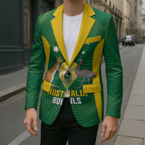 Custom Bowls Australia Blazer National Color Curve Sporty - Aussie Hoodie