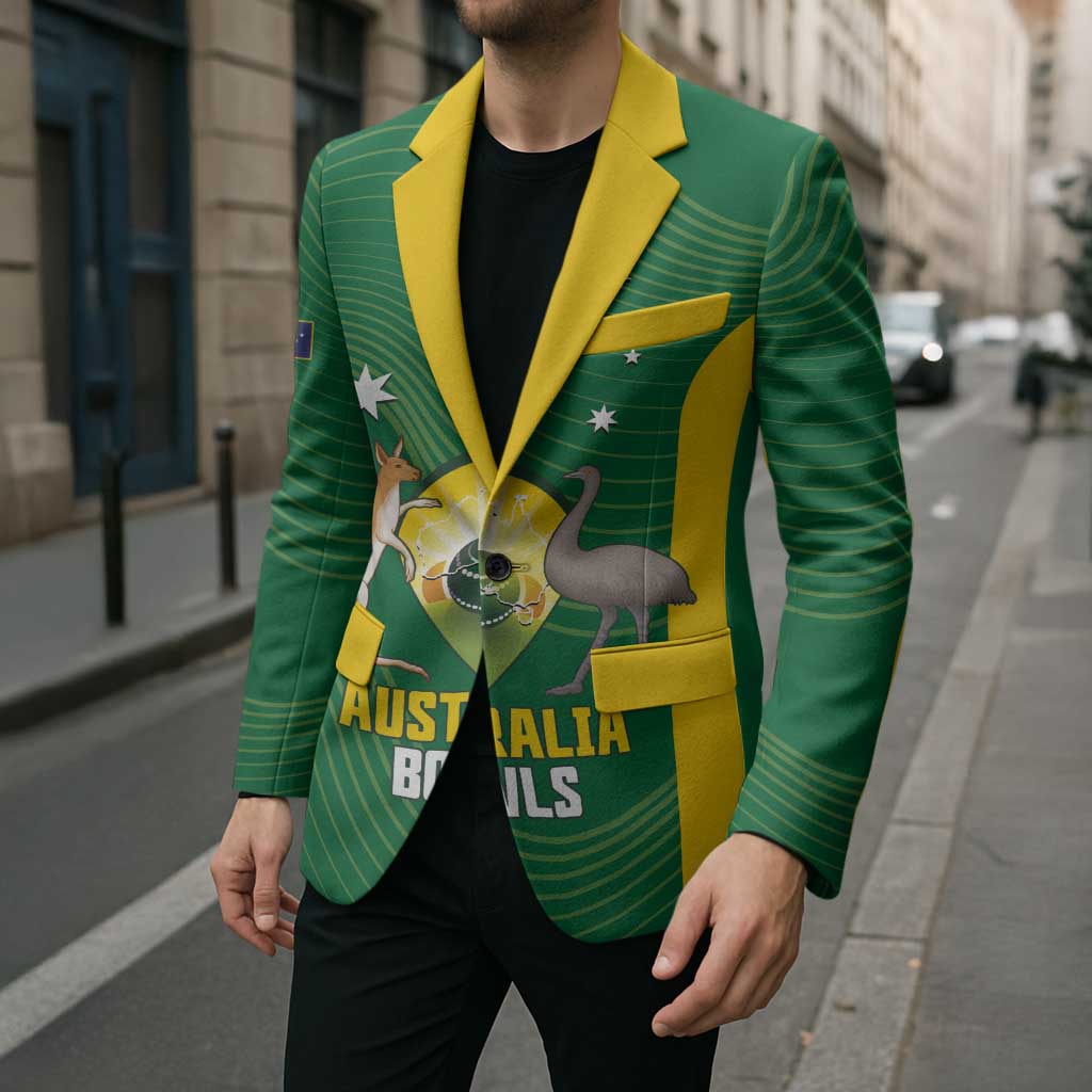 Custom Bowls Australia Blazer National Color Curve Sporty - Aussie Hoodie