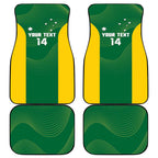 Custom Bowls Australia Car Mats National Color Curve Sporty - Aussie Hoodie