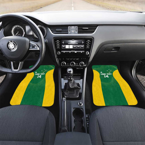 Custom Bowls Australia Car Mats National Color Curve Sporty - Aussie Hoodie