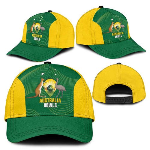 Bowls Australia Classic Cap National Color Curve Sporty - Aussie Hoodie