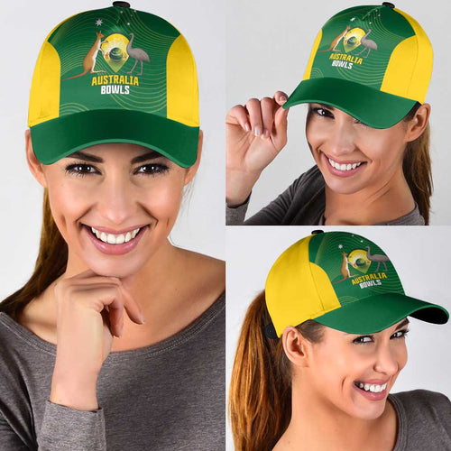 Bowls Australia Classic Cap National Color Curve Sporty - Aussie Hoodie
