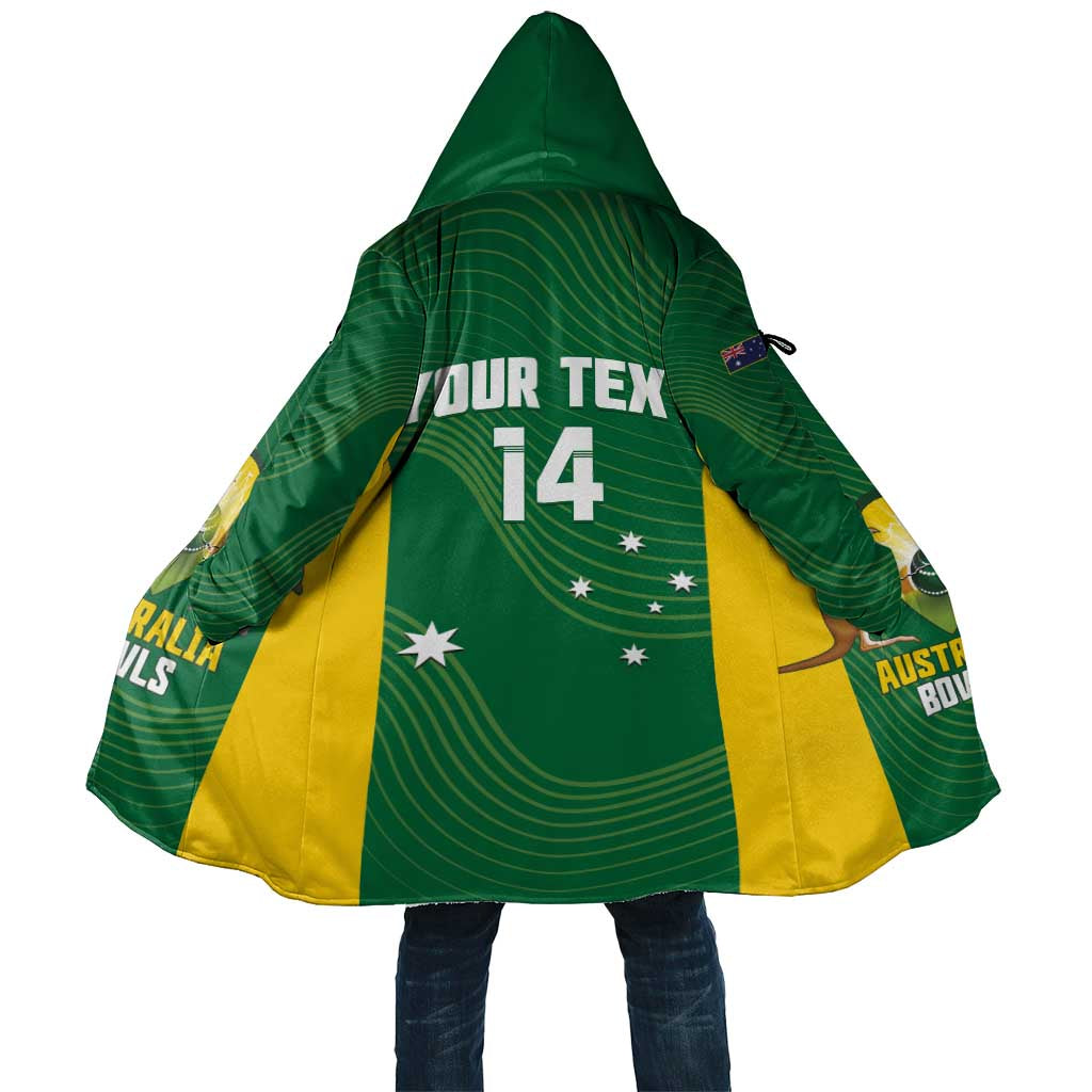 Custom Bowls Australia Cloak National Color Curve Sporty - Aussie Hoodie