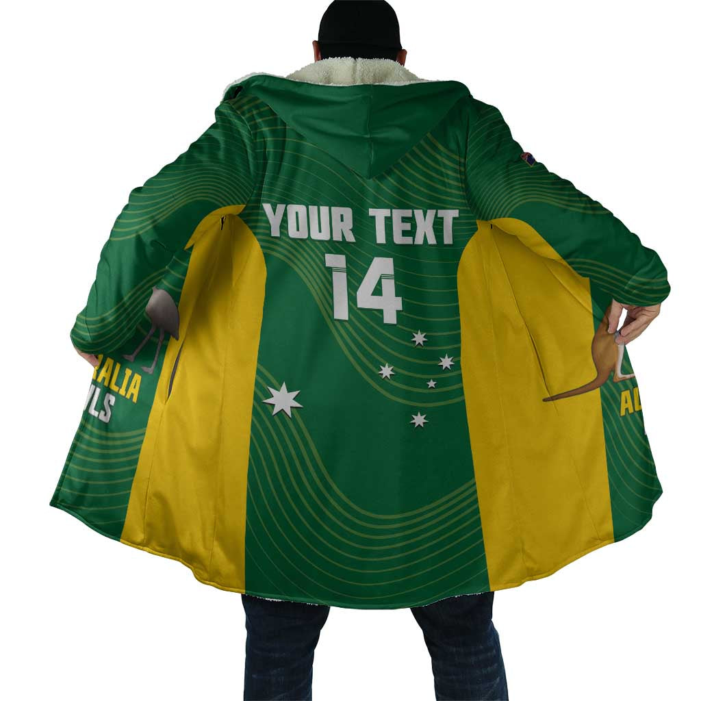 Custom Bowls Australia Cloak National Color Curve Sporty - Aussie Hoodie