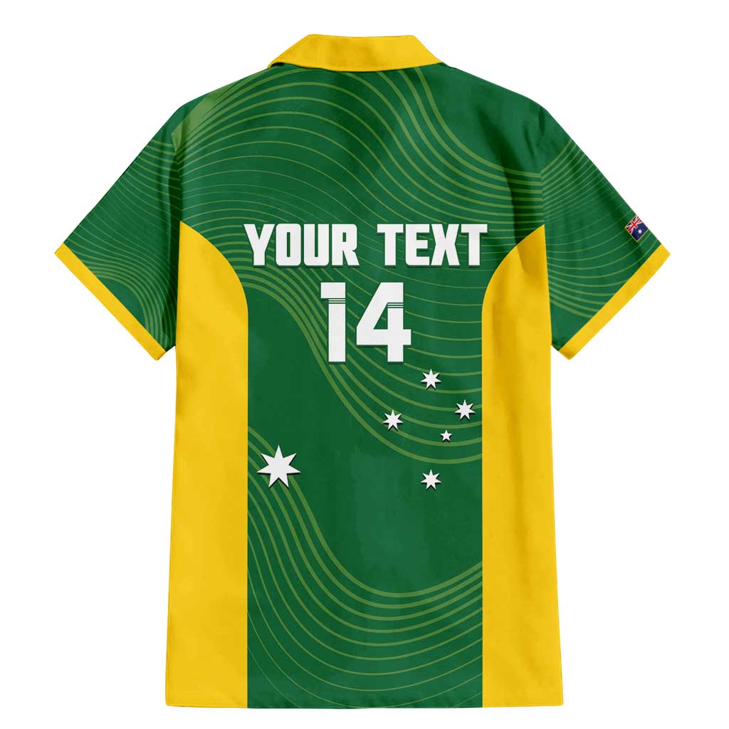 Custom Bowls Australia Family Matching Mermaid Dress and Hawaiian Shirt National Color Curve Sporty - Aussie Hoodie