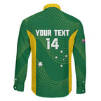 Custom Bowls Australia Family Matching Summer Maxi Dress and Hawaiian Shirt National Color Curve Sporty - Aussie Hoodie