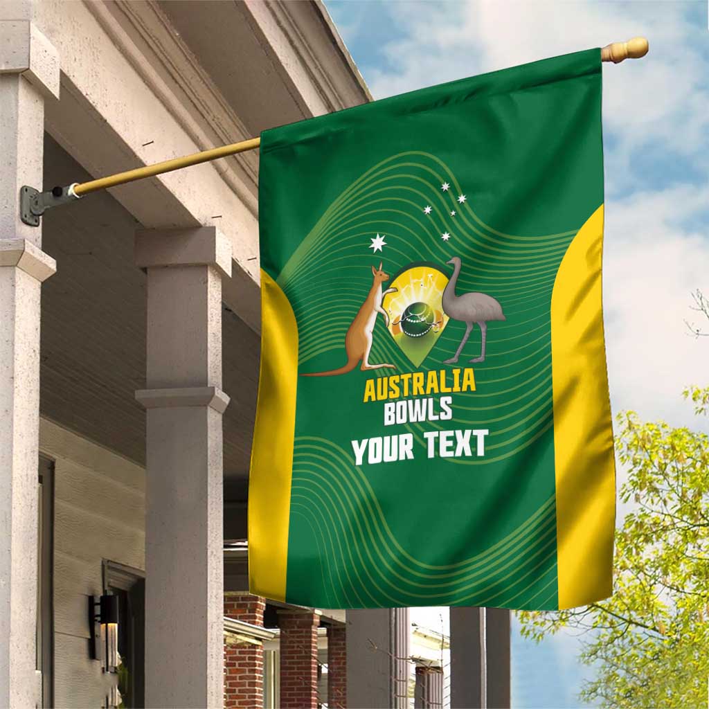 Custom Bowls Australia Garden Flag National Color Curve Sporty - Aussie Hoodie