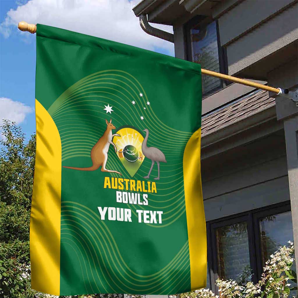 Custom Bowls Australia Garden Flag National Color Curve Sporty - Aussie Hoodie
