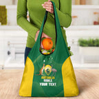 Custom Bowls Australia Grocery Bag National Color Curve Sporty - Aussie Hoodie