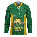Custom Bowls Australia Hockey Jersey National Color Curve Sporty - Aussie Hoodie