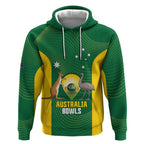 Custom Bowls Australia Hoodie National Color Curve Sporty - Aussie Hoodie