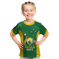 Custom Bowls Australia Kid T Shirt National Color Curve Sporty - Aussie Hoodie