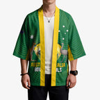 Custom Bowls Australia Kimono National Color Curve Sporty - Aussie Hoodie