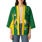 Custom Bowls Australia Kimono National Color Curve Sporty - Aussie Hoodie